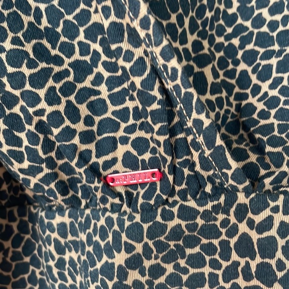 n-philanthropy Peppermint Leopard Print Bodysuit in Sugar Cheetah Size-Small NWT - Picture 8 of 11